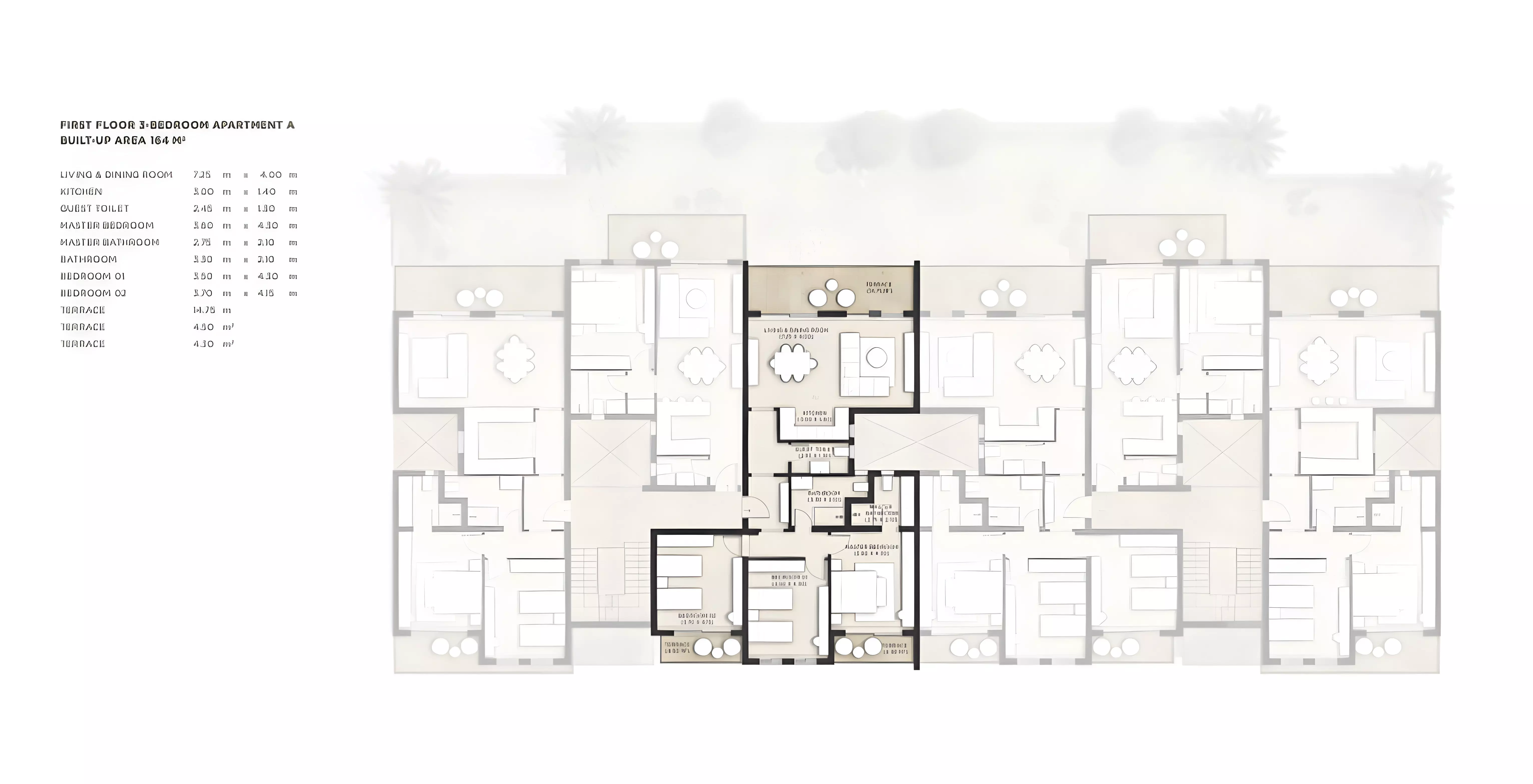 صورة مخطط ارضية الوحدة