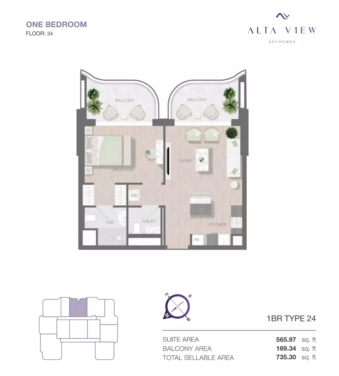 Unit floor plan image