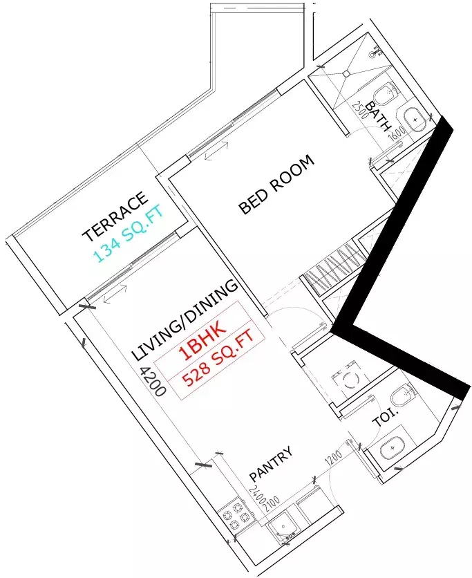 Unit floor plan image