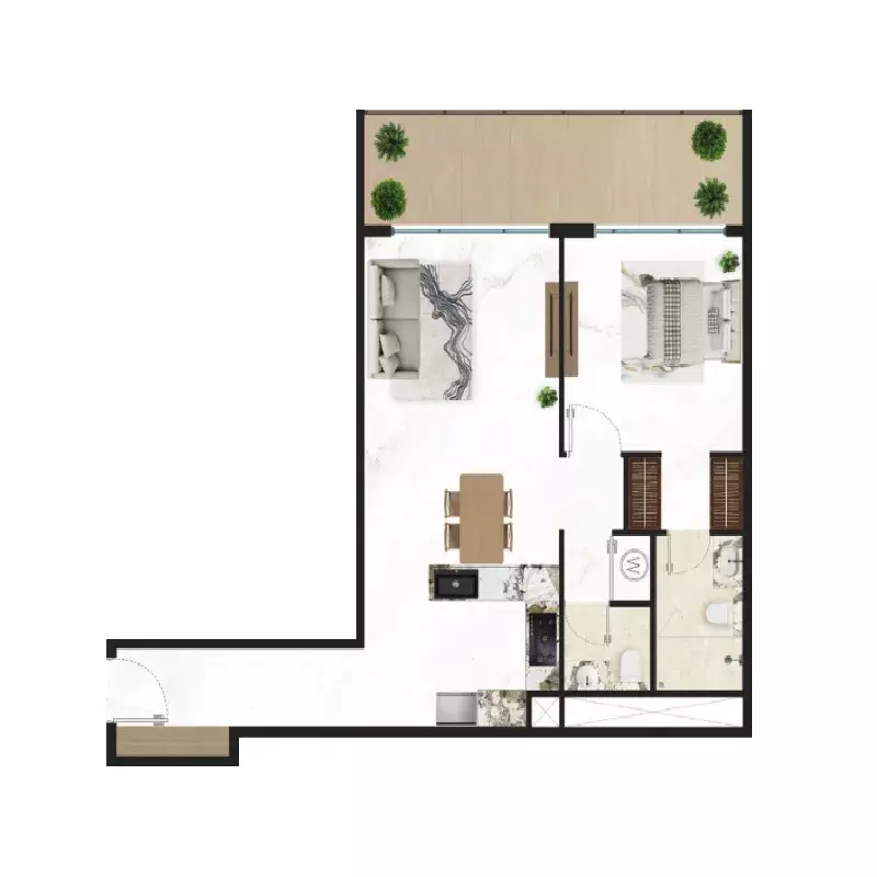 Unit floor plan image