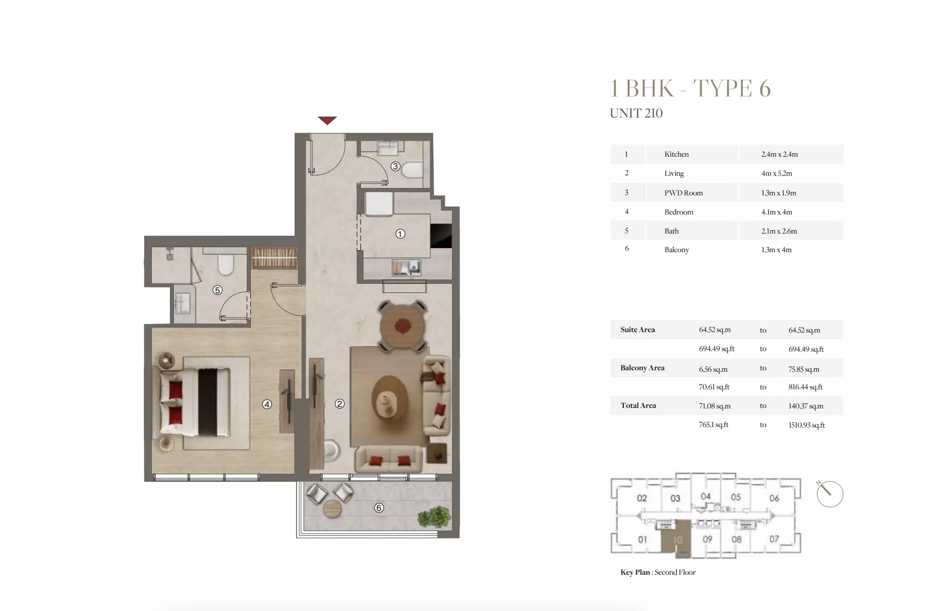 Unit floor plan image