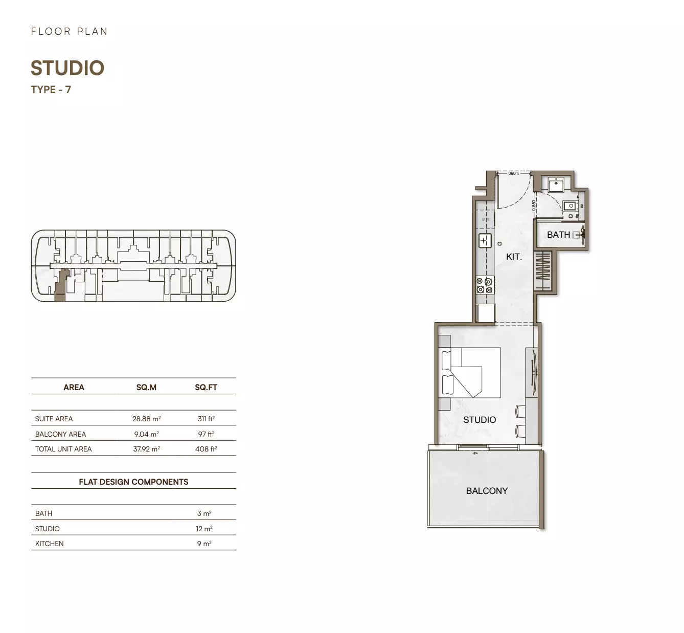 Unit floor plan image