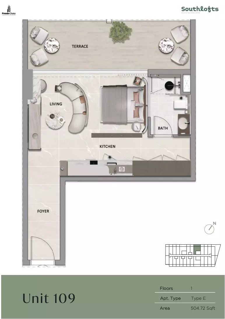 Unit floor plan image