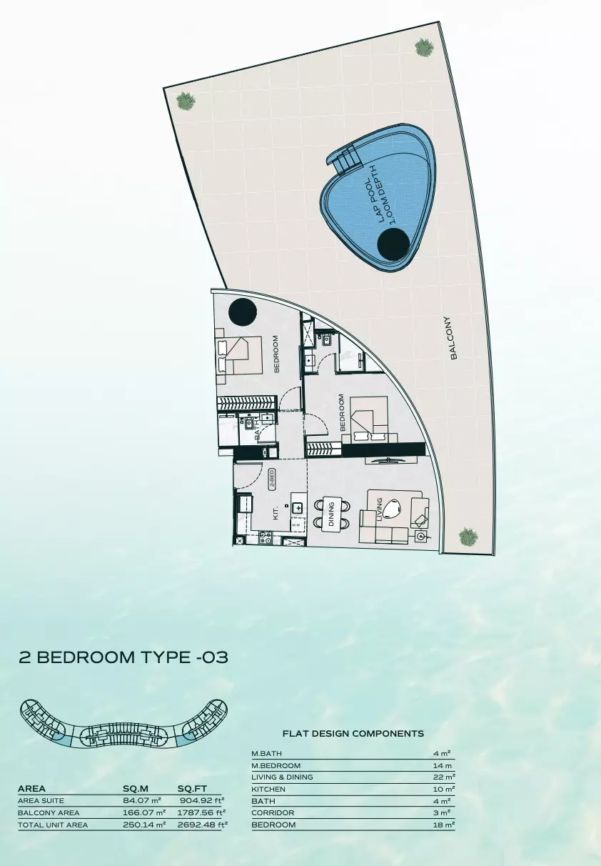 Unit floor plan image