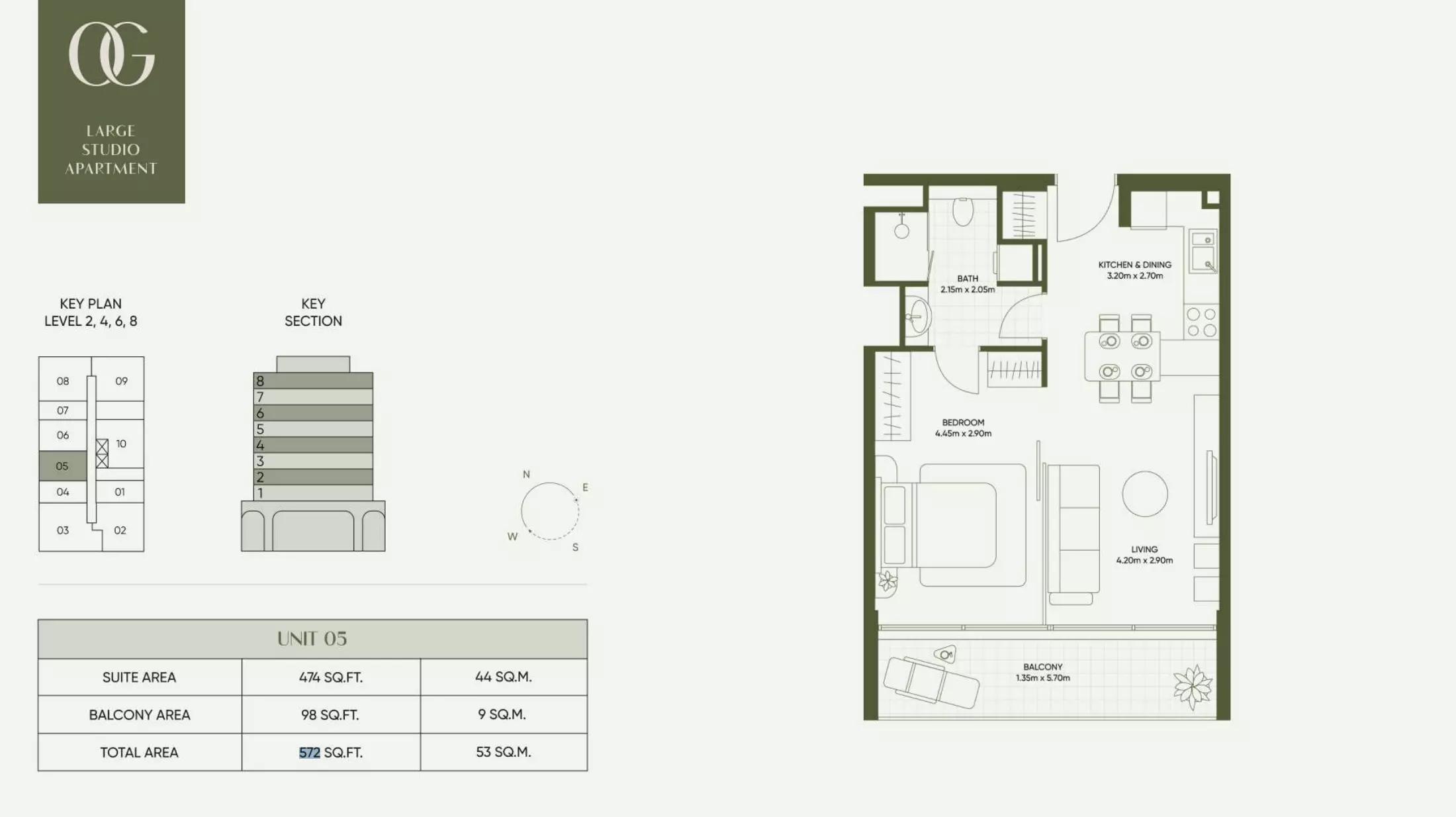 Unit floor plan image
