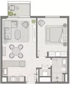 Elara Type 1A, 1 bed