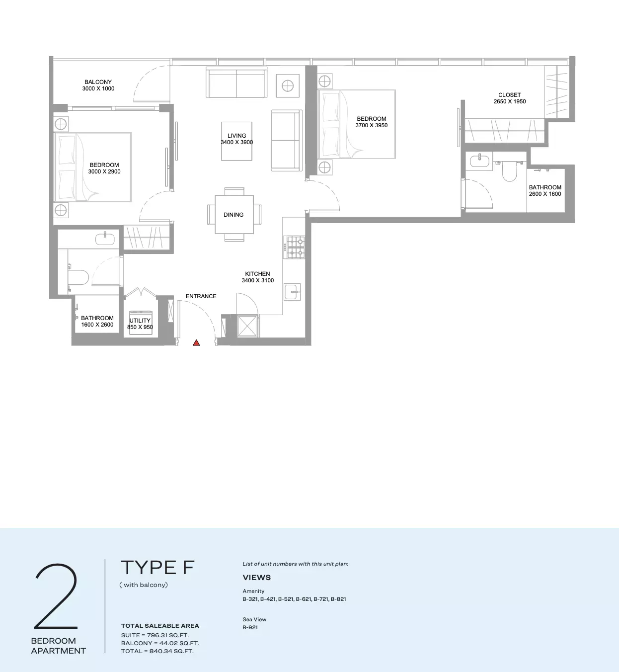 Unit floor plan image