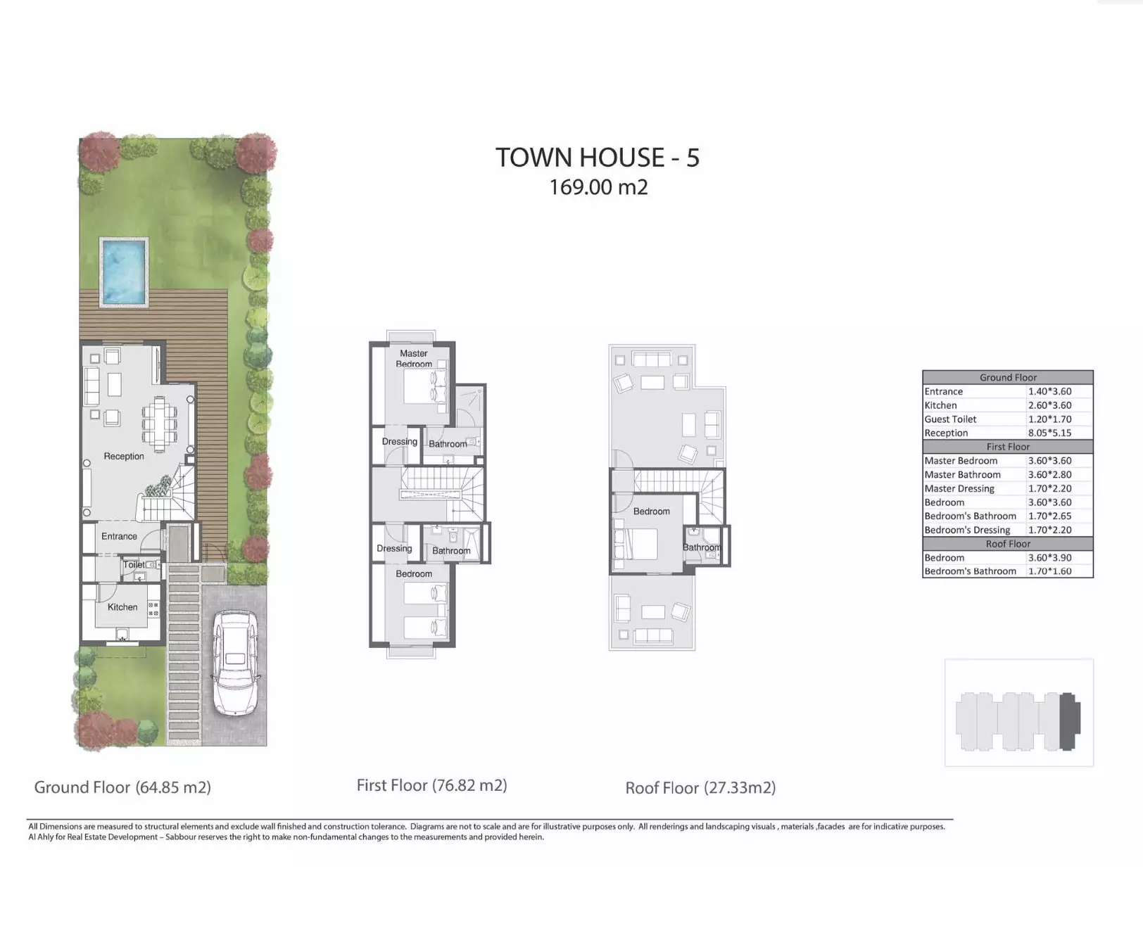 صورة مخطط ارضية الوحدة