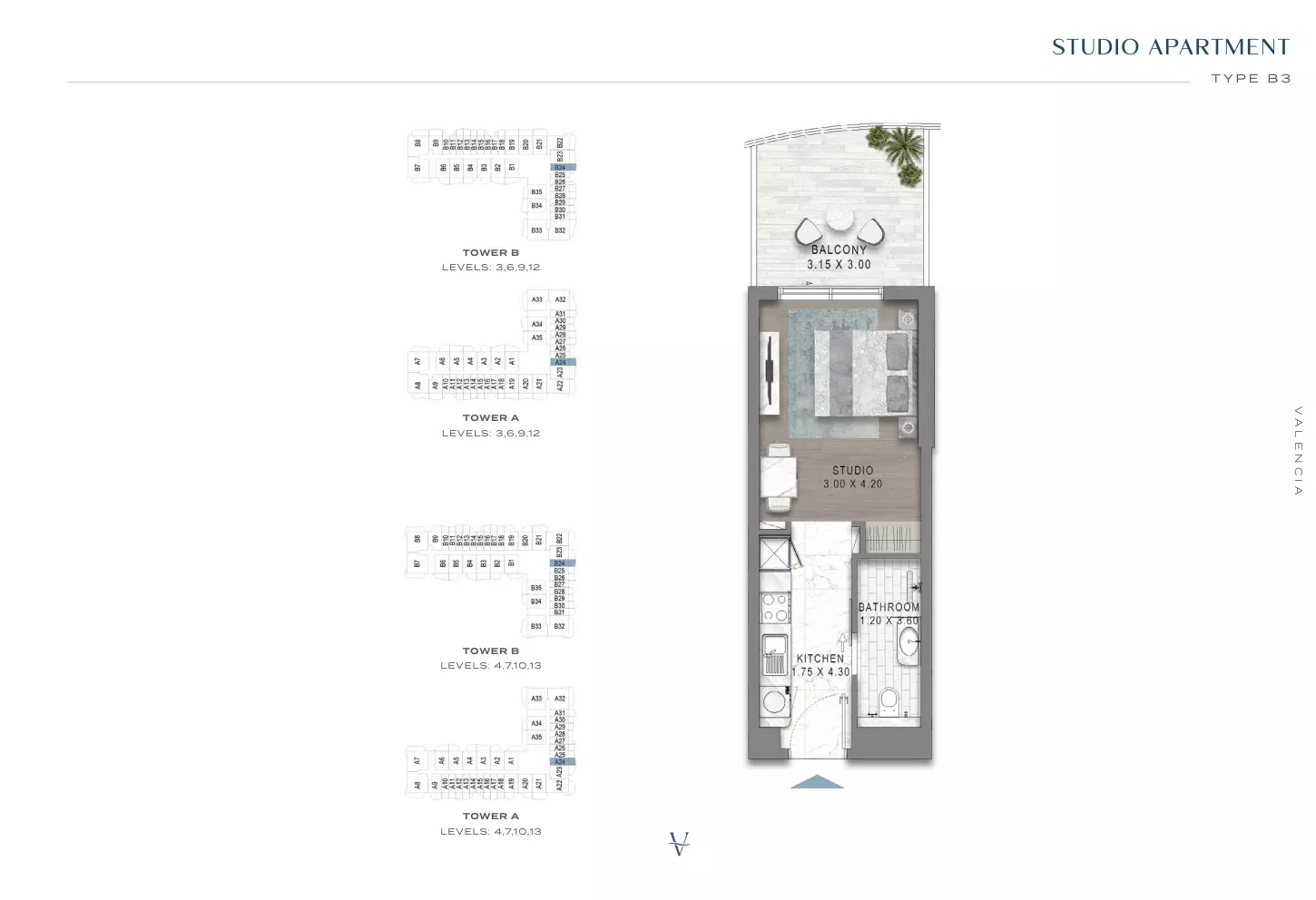 Unit floor plan image