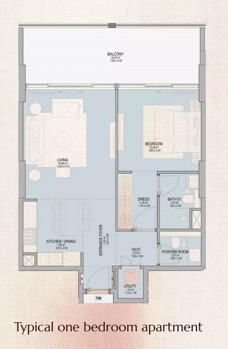 Unit floor plan image