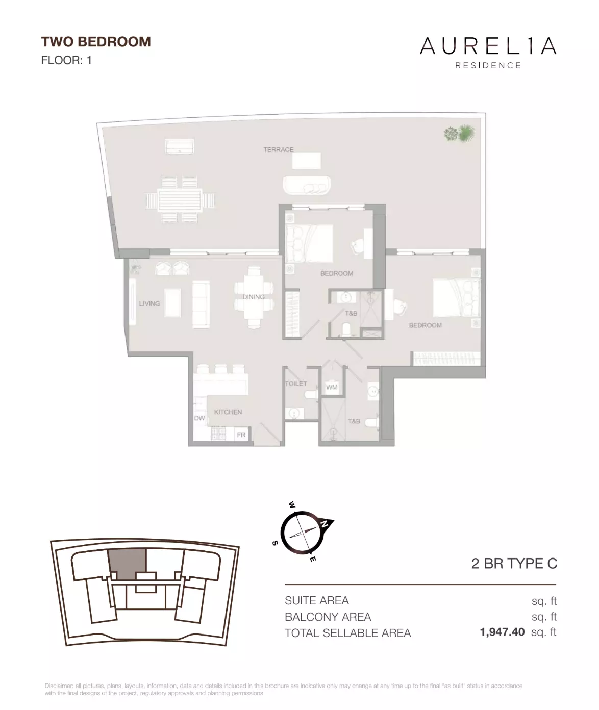 Unit floor plan image