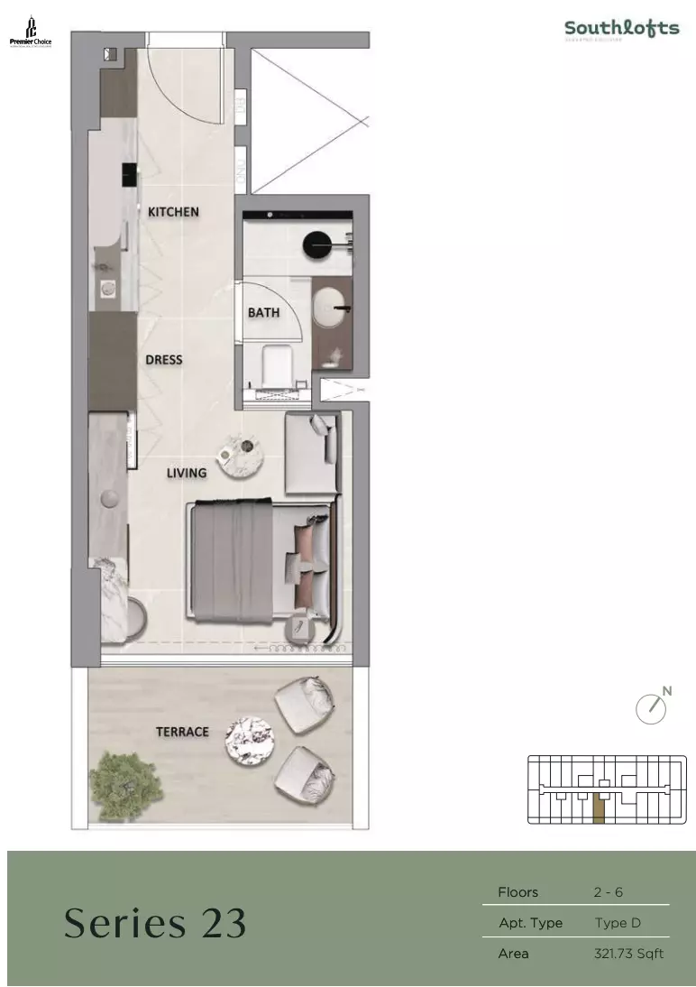 Unit floor plan image