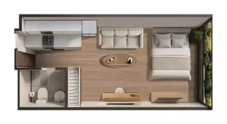 Unit floor plan image