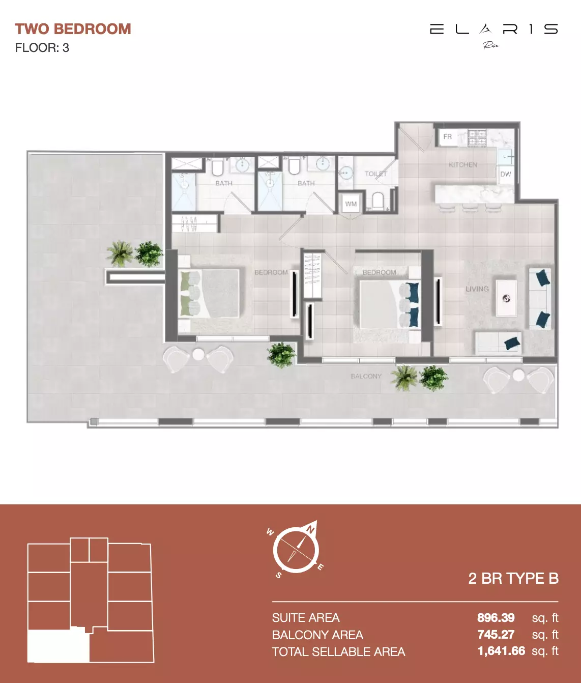 Unit floor plan image