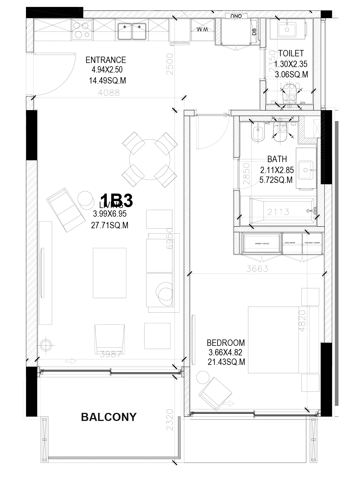 Sealine Residence - Type D Floor Plan