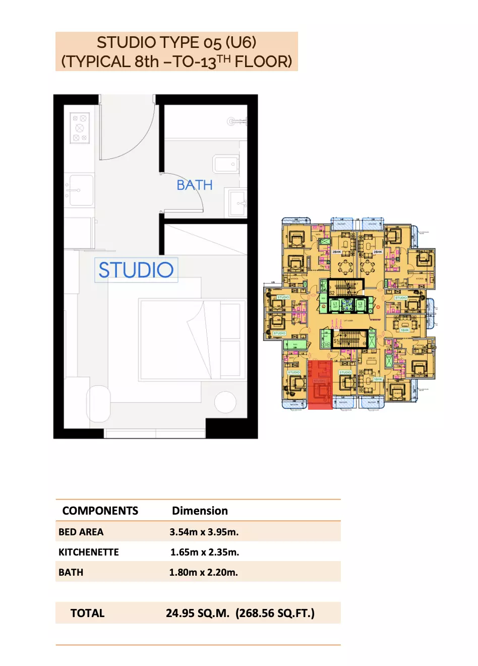 Unit floor plan image