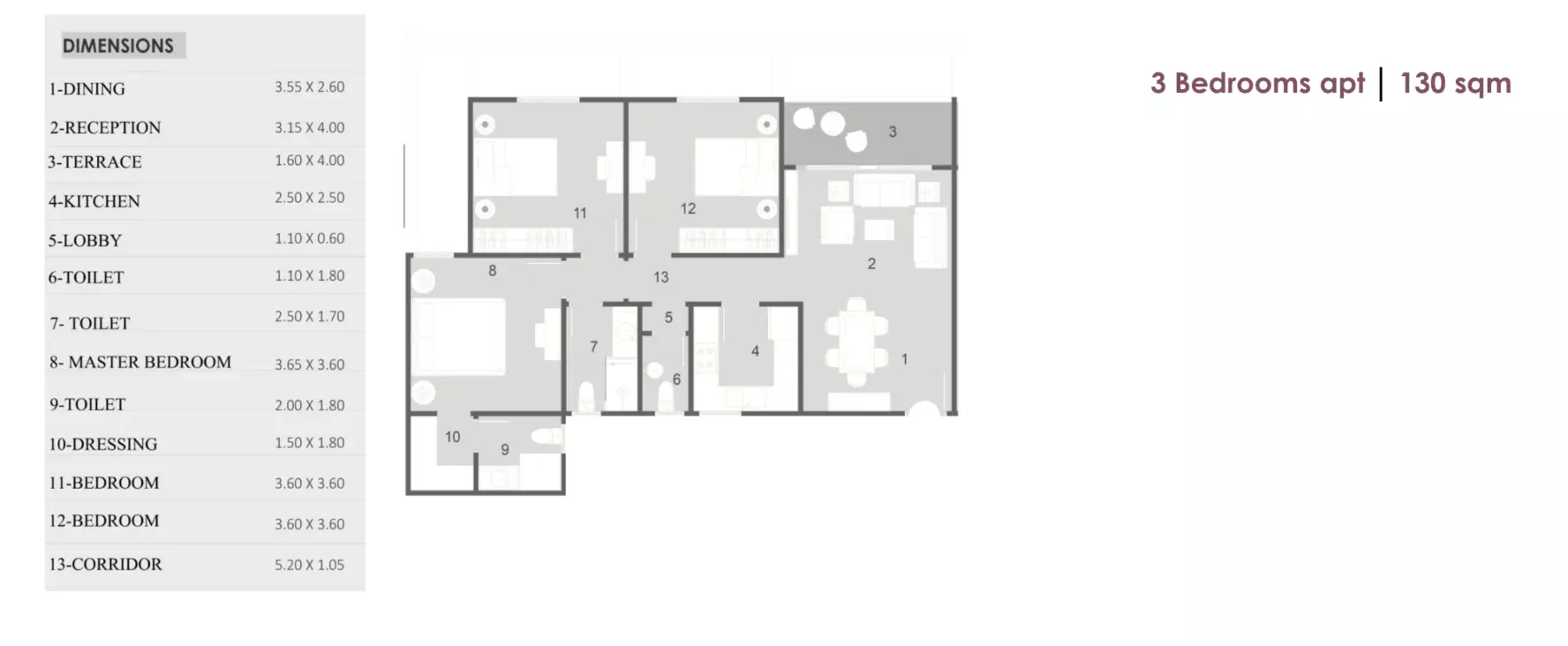 صورة مخطط ارضية الوحدة