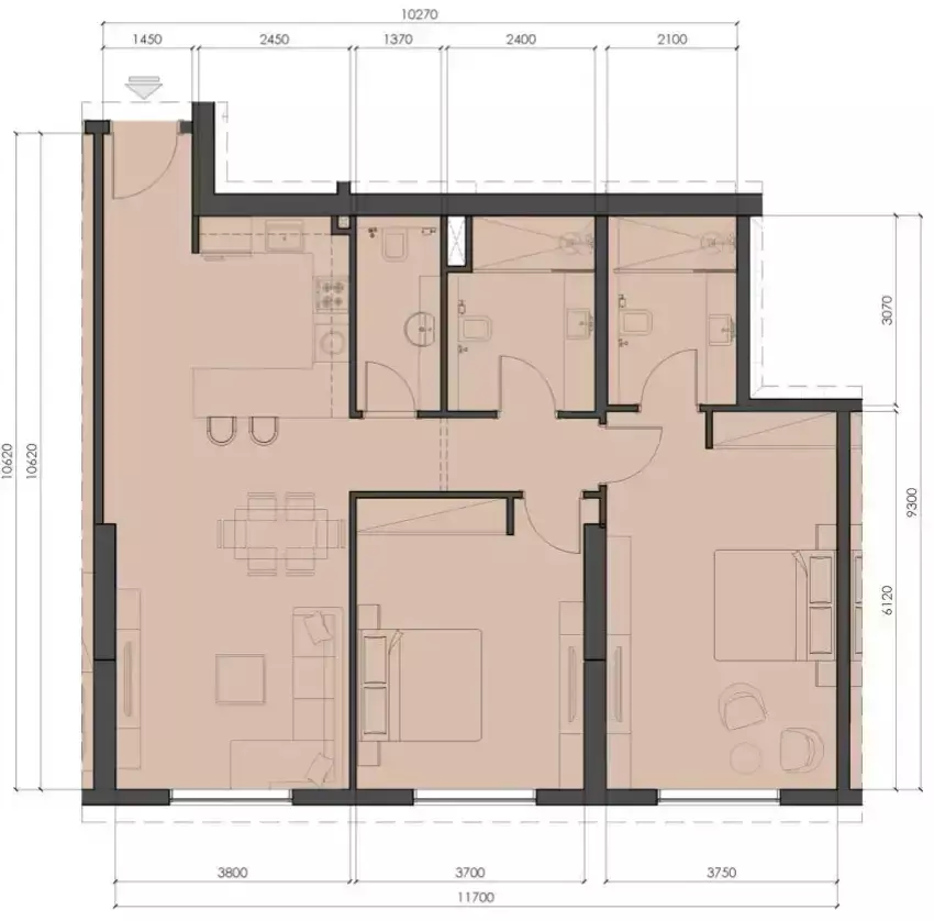 Unit floor plan image