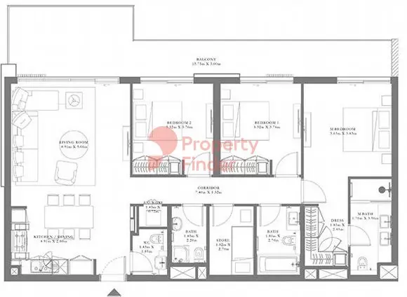 Seagate Type 8A Building 4 Unit 3,4 Level 1, 3 beds