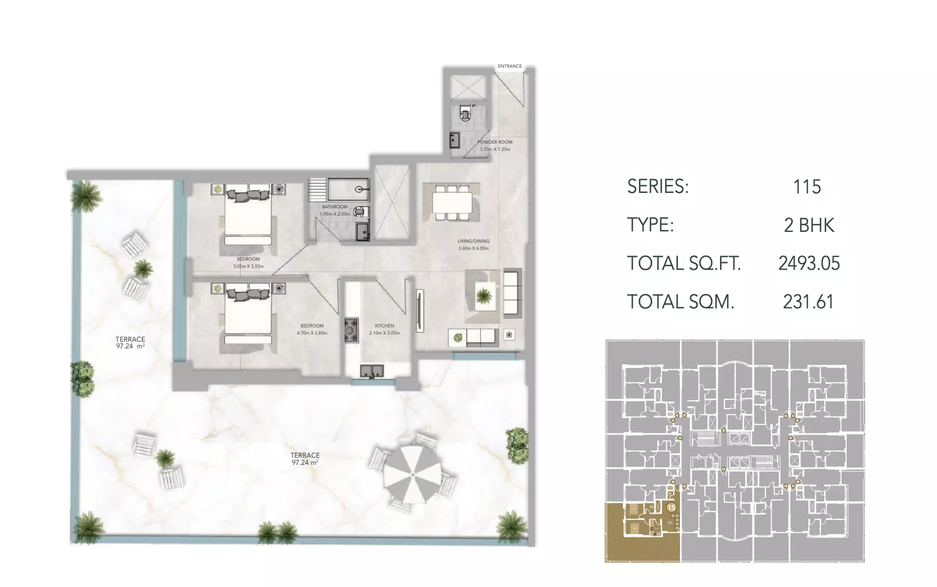 Unit floor plan image