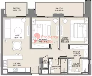Jomana B6-Type A Level 5, 2 beds