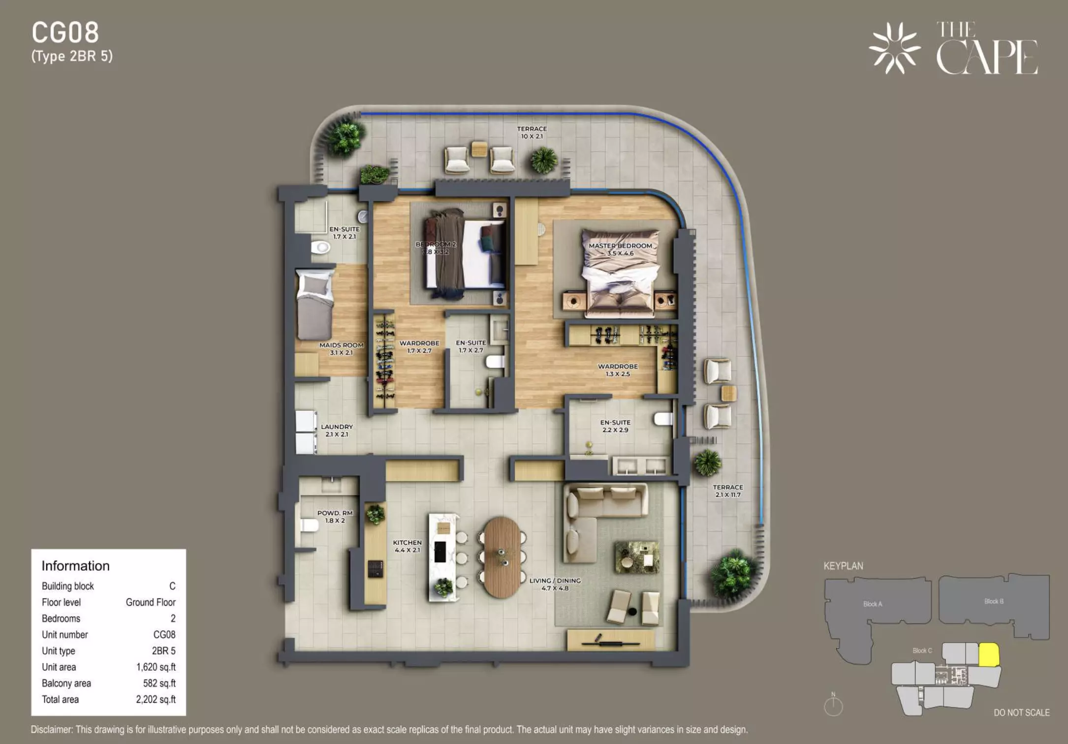 صورة مخطط ارضية الوحدة