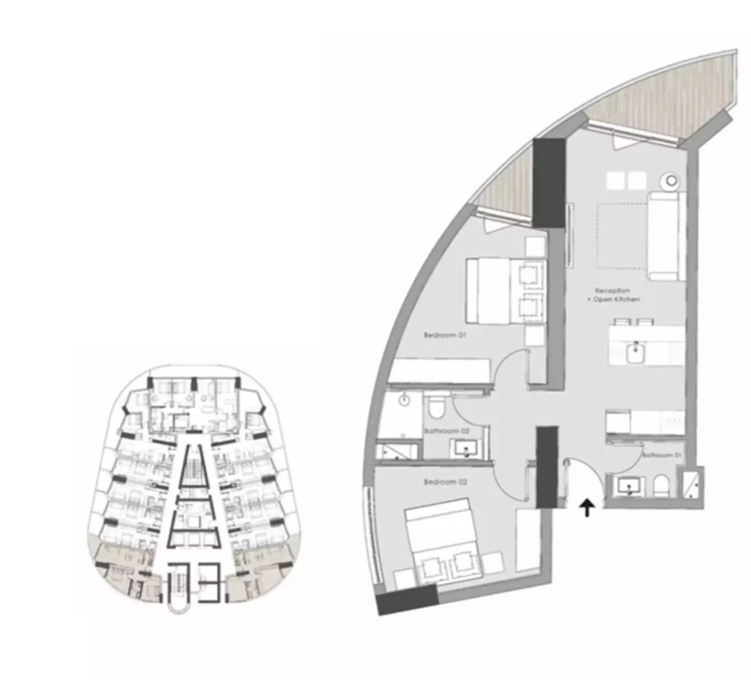 Unit floor plan image