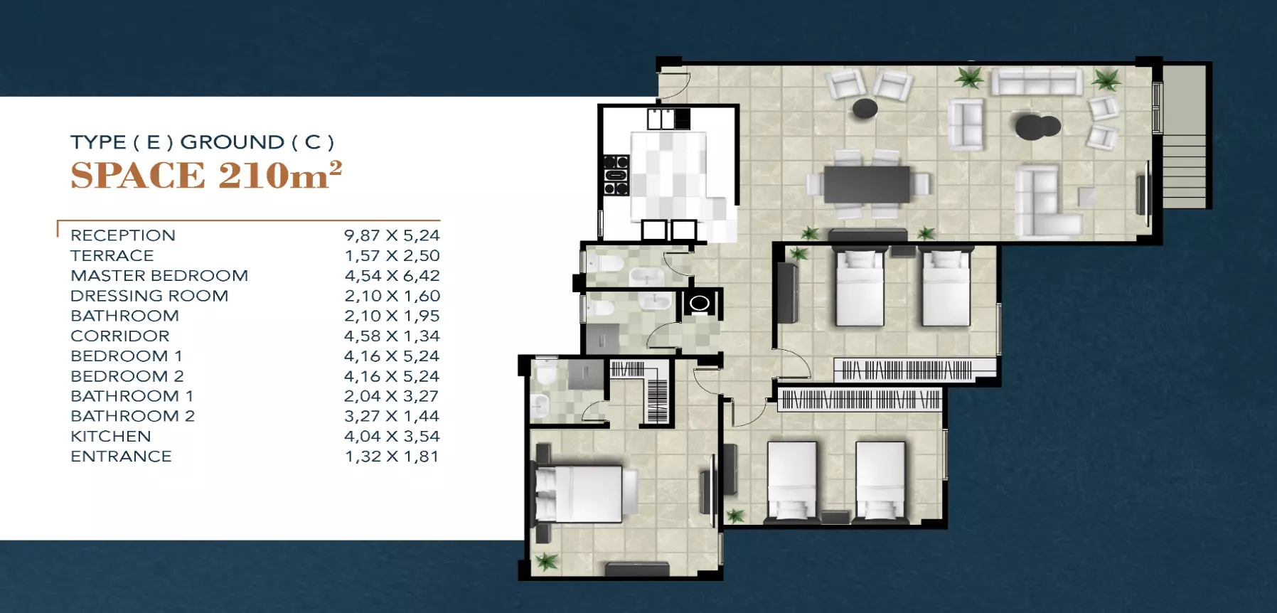صورة مخطط ارضية الوحدة