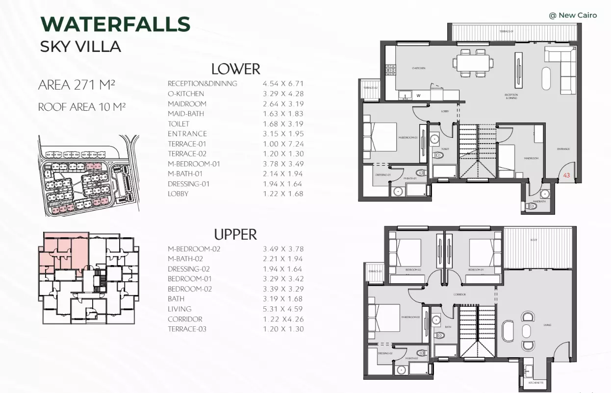 صورة مخطط ارضية الوحدة