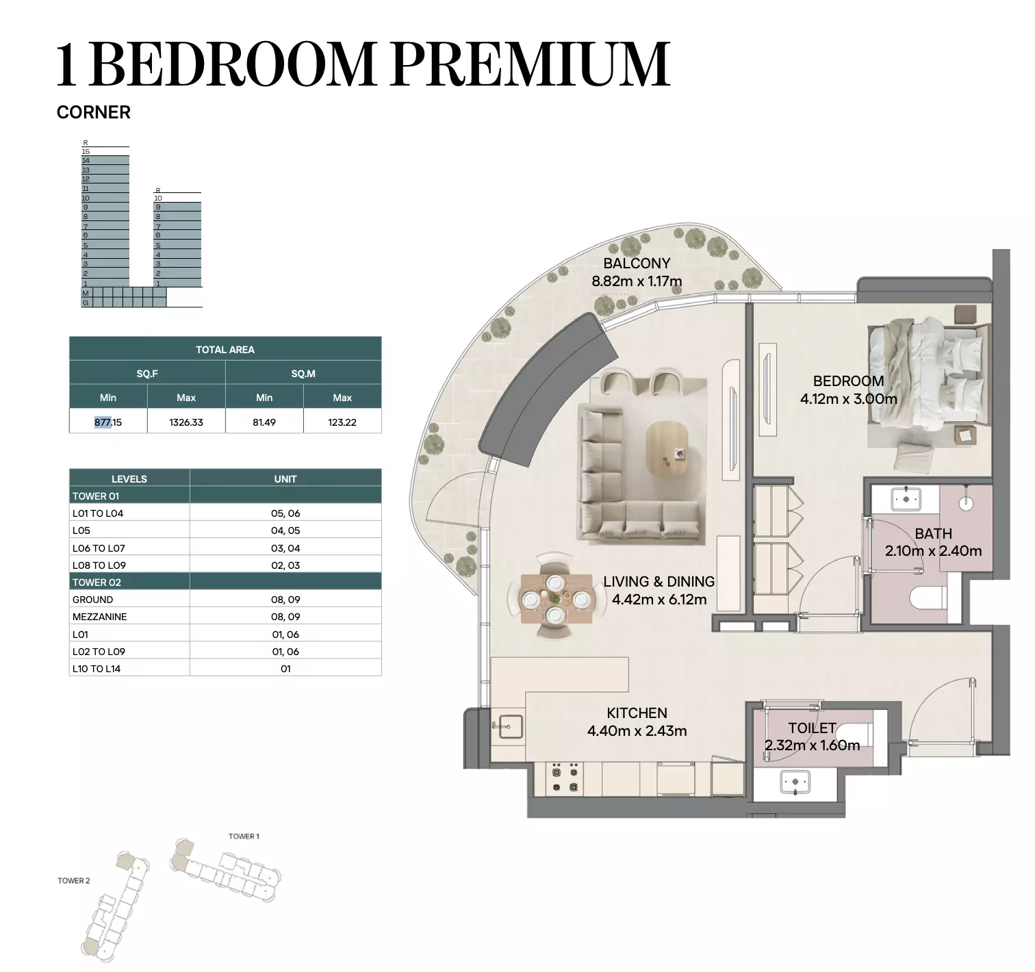 Unit floor plan image