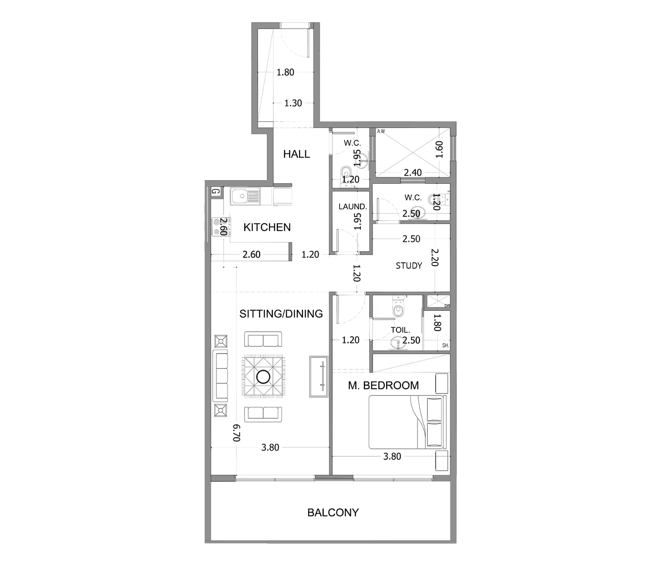 Unit floor plan image