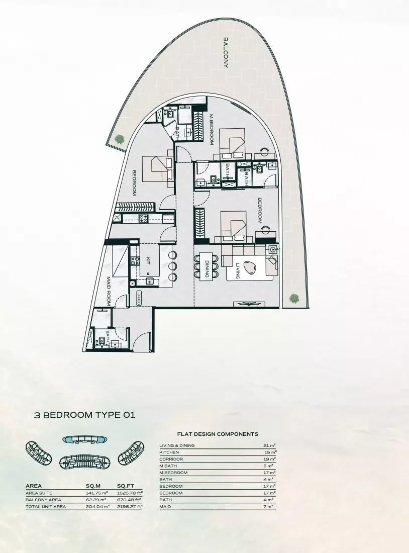 Unit floor plan image