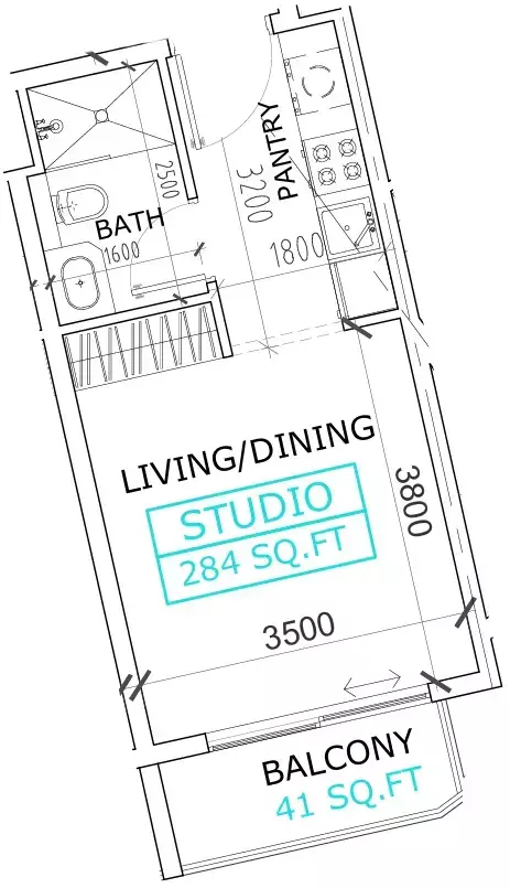 Unit floor plan image