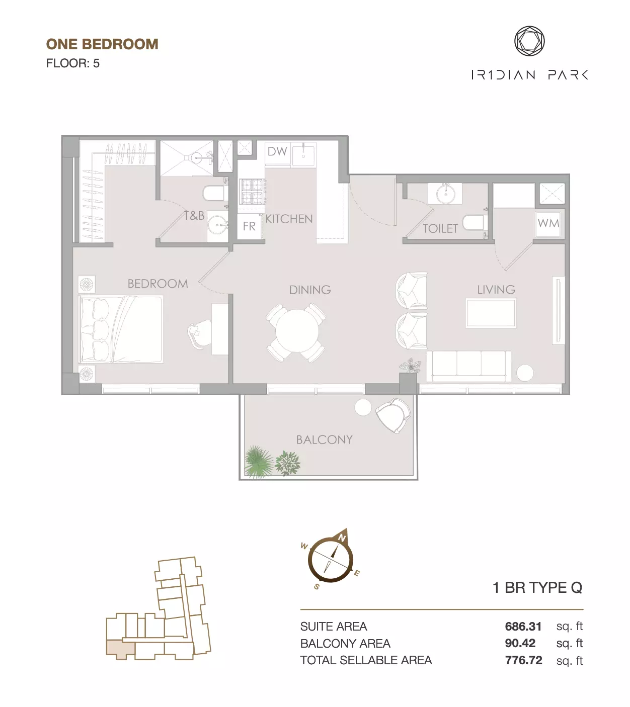 Unit floor plan image