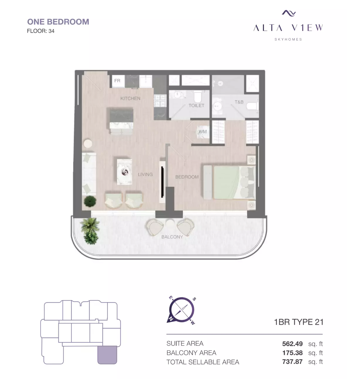 Unit floor plan image
