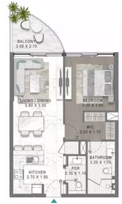 Unit floor plan image