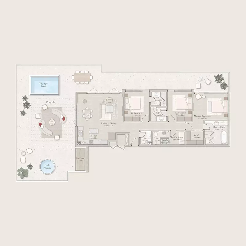 Unit floor plan image