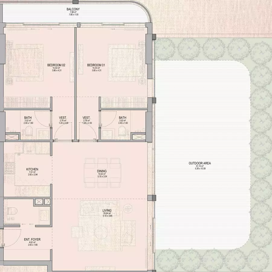 Unit floor plan image