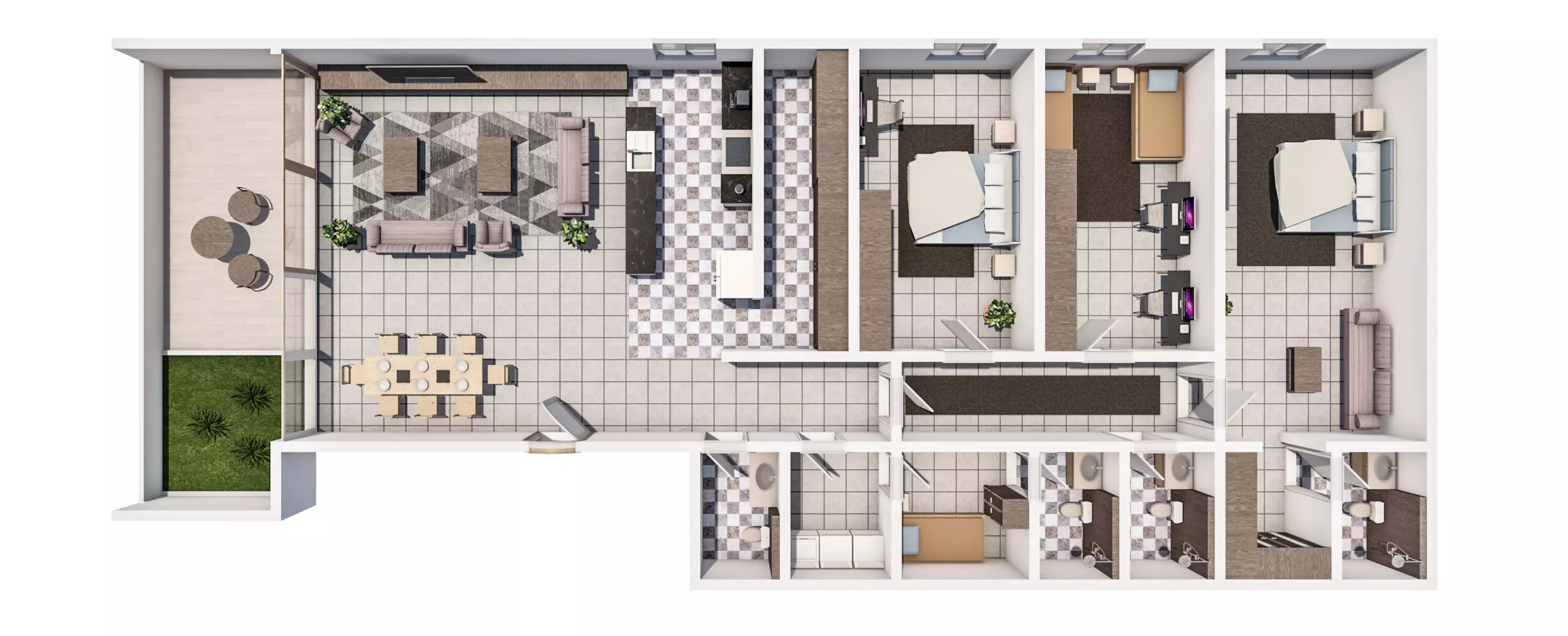 Unit floor plan image