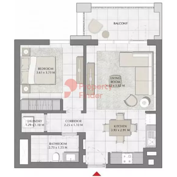 Creek Beach Surf Building 2, Level 8,9, 1 bed