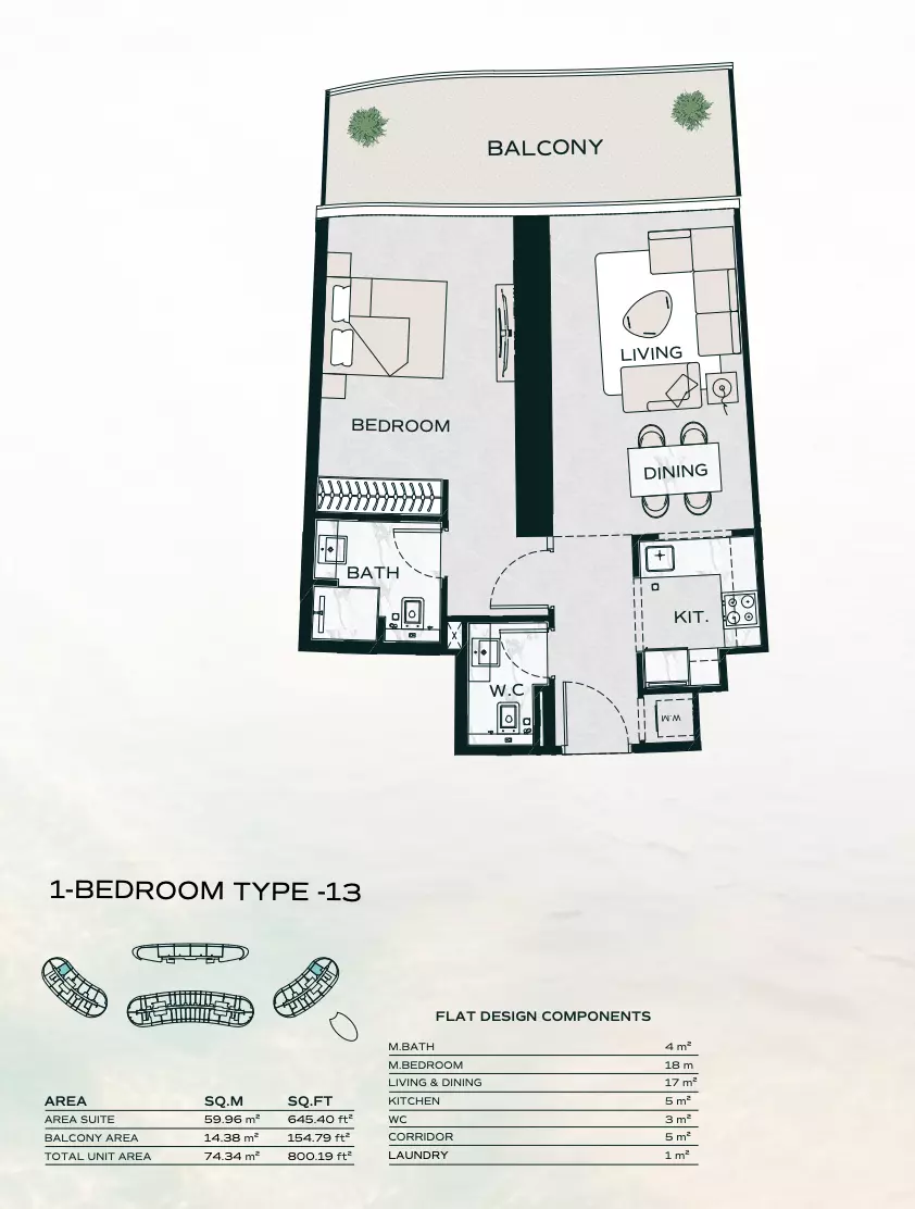 Unit floor plan image