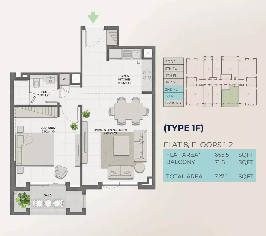 Unit floor plan image