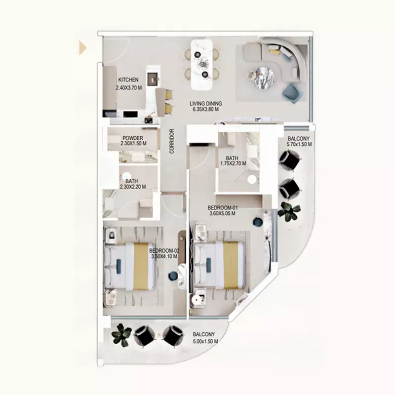 Unit floor plan image