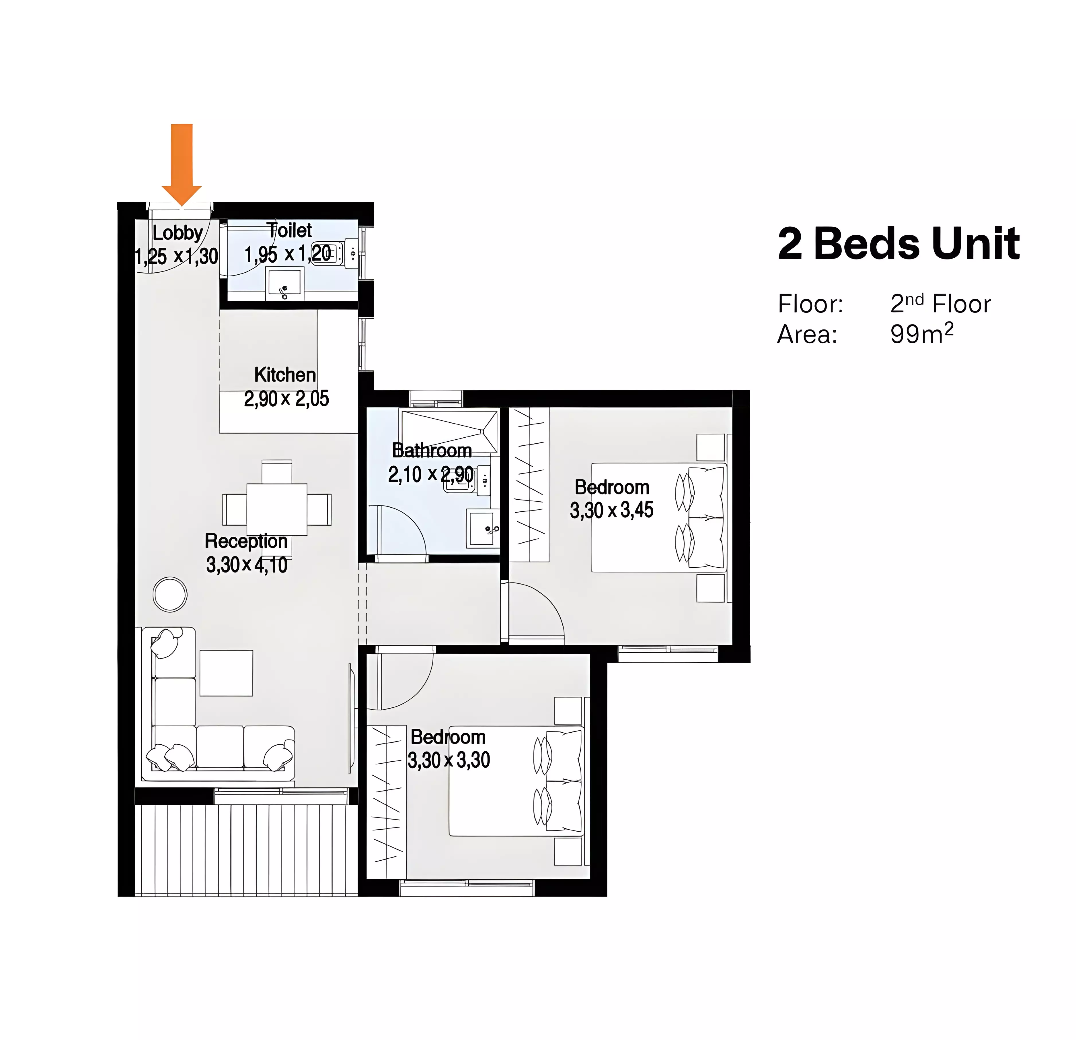 Unit floor plan image