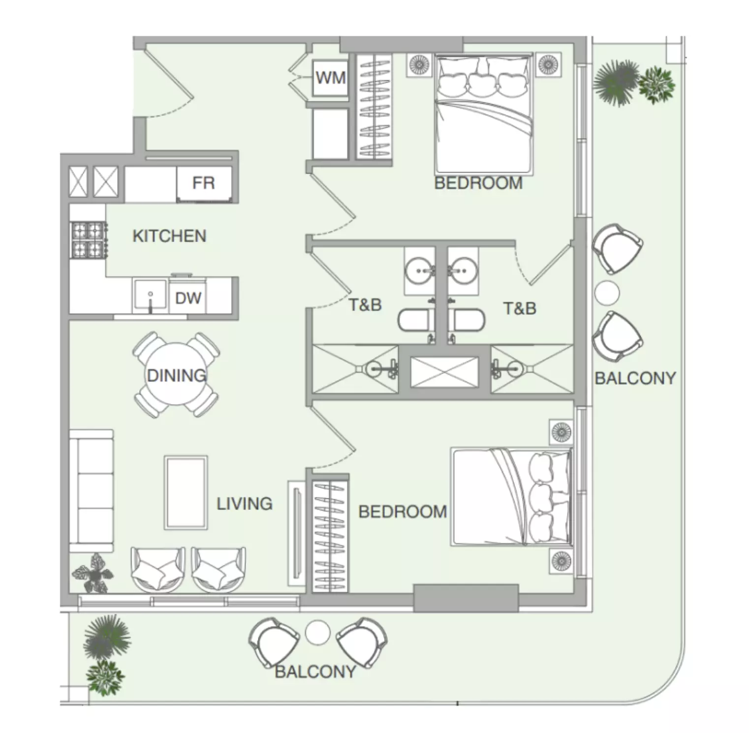 Unit floor plan image