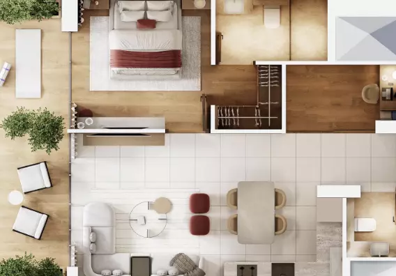 Unit floor plan image