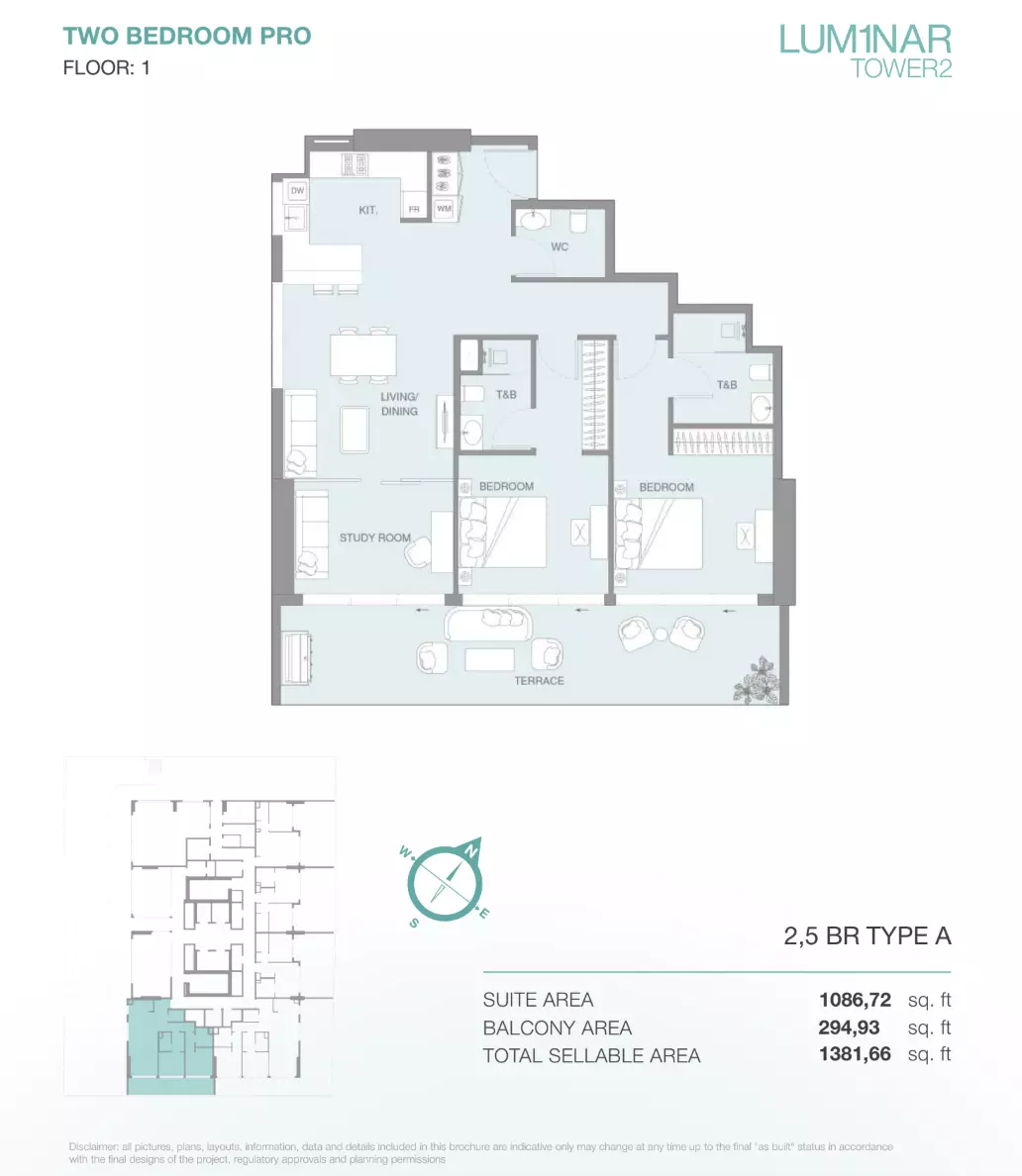 Unit floor plan image