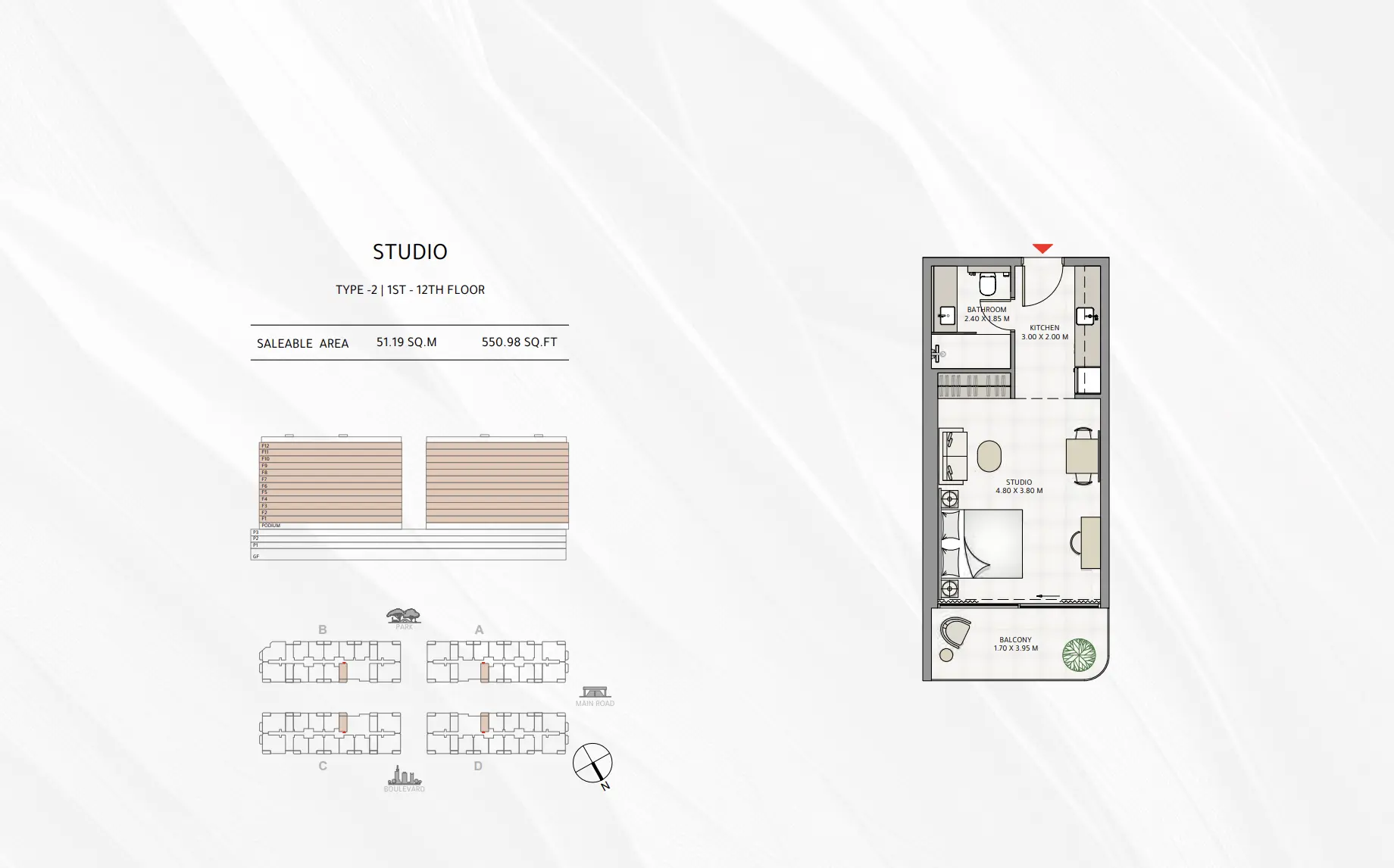 Unit floor plan image