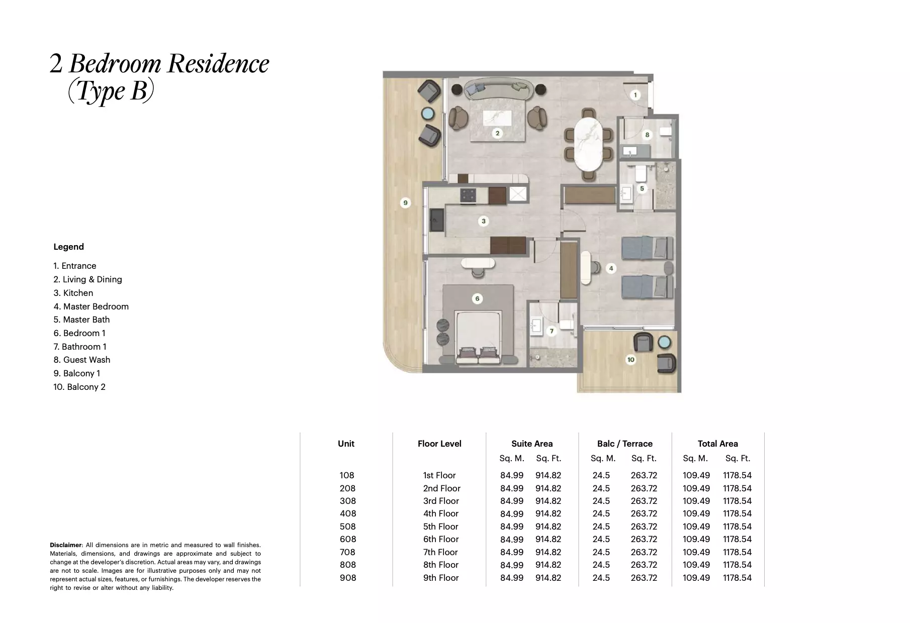 Unit floor plan image