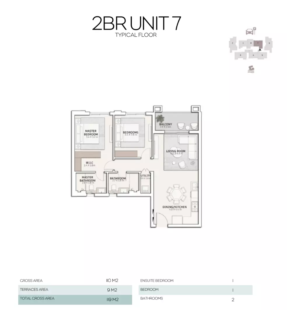 Unit floor plan image